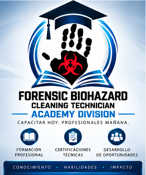 Forensic Biohazard Cleaning Technician Academy logo