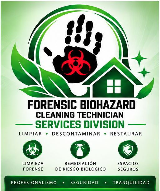 Forensic Biohazard Cleaning Technician Services logo